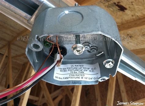 how to know if you need a fan junction box|junction box for ceiling fan.